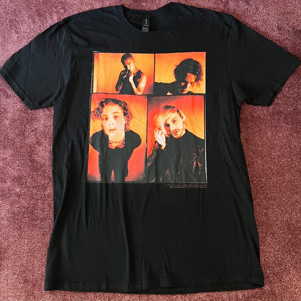 5 Seconds Of Sumer Panels T-Shirt SIZE L